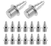 Toddmomy 50pcs Track Spikes for Track Shoes Running Shoe Spikes 7mm Metal Silver Quick Replacement and Athletic Surfaces for Long Distance Runs and Jumps