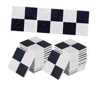 Toddmomy 54pcs Miniature Dollhouse Floor Boards with Natural Wood Grain Self-adhesive Simulation Flooring Tiles for Vintage and Modern Doll House Decor Realistic DIY Model Accessories