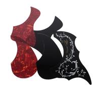 Toddmomy 5Pcs Acoustic Guitar Pickguards Durable Scratch Plates Smooth Surface Guitar Protectors Lightweight and Convenient Storage for Protecting Your Instrument From