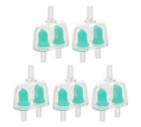 Toddmomy 5pcs Aquarium Air Pump Check Valves Non-return Plastic Flow Control Valves for Airline Tubing Fish Tank Accessories 1.97x1.38x0.63in Compatible with Aquarium Air Hose