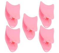 Toddmomy 5pcs Eyelash Clip Set Plastic Eyelash Assist Tool with Ergonomic Design for Personal and Professional Use Speeds up Makeup Process for False Lashes