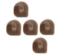 Toddmomy 5Pcs Flute Colloid Pads Replacement Accessories for Flute Keys, Convenient Storage and Easy to Clean Tools for Professional Wind Instrument Maintenance