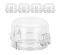 Toddmomy 5pcs Gas Stove Knob Covers Heat-Resistant Waterproof Oil-Resistant Safety Protective Covers for Kitchen Cooking and Gas Range Use