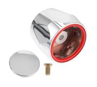 Toddmomy 5PCS Hot Cold Faucet Knob Handles Plastic Abs Replacement for Kitchen Bathroom Sink Easy Install Tap Valves Mixer Taps Accessory