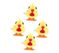 Toddmomy 5Pcs Novelty Wind Up Chicken Adorable Jumping Clockwork Chickens for Decorative Jumping for Parties Party Favors for Boys