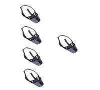 Toddmomy 5pcs Outdoor Dog Muzzle for Large Breeds Barking Design Breathable Mesh Mouth Cover Prevents Chewing and Eating for Training and Managing Behavior