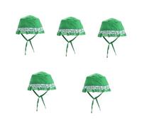 Toddmomy 5pcs Party Dog Hat Pet Dog Hat Lace Brim Perfect for Pet's Birthday Party