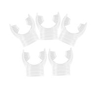 Toddmomy 5pcs Plastic Diving Mouthpiece for Scuba and Snorkeling Ergonomic Design for Comfortable Fit Enhanced Airflow for Underwater Exploration Compatible with Various Water Activities