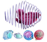 Toddmomy 5pcs Plush Mouse Cat for Indoor Cats and Kittens Stimulates and Encourages Exercise Iron and Plush Material for Solitary Play Random Color