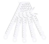 Toddmomy 5pcs Portable Pupillometer Pupil Distance Meter Ruler for Optometrists, Lightweight Plastic Material, Easy to Operate and Quick to Use, for Eyeglasses Accessories and Outdoor