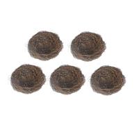Toddmomy 5pcs Rattan Bird Nest Decor Easter Garden Decoration Creative Vine Material Ornaments for Home Store Office Party DIY Micro-landscape Bird Lovers