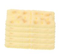 Toddmomy 5pcs Realistic Soda Crackers Simulation Models Decorative Food Props for Kitchen Display Home Decor Biscuit Drops for Photography DIY Crafts