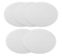 Toddmomy 5pcs Rubber Mouse Pad Blank Sublimation Mat for Computer Use