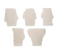 Toddmomy 5pcs Silicone 3D Angel Mold for Epoxy Resin Casting, 5 Styles