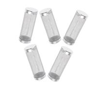 Toddmomy 5pcs Stainless Steel Aquarium Prefilter Mesh Cylinder Screen with Inner Diameter Fine Mesh Fish Tank Intake Filter Guard for Fry and Shrimp Safety Easy to Clean Fish Tank Filter