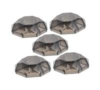 Toddmomy 5pcs Stepping on The Nail Cap Toppers for Guitar Effect Guitar Effect Topper Guitar Effect Pedal Nail Cap Foot Nail Cap Plastic Black