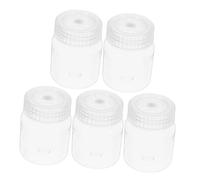 Toddmomy 5Pcs Wide Mouth Lab Chemical Containers Reusable Airtight Jars for Liquid Solid and Powder Storage for Tissue Culture and Experimental Efficiency