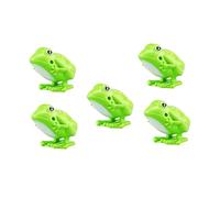 Toddmomy 5pcs Wind Up for Plastic Clockwork Frogs Educational Fun Gift Enhances Coordination and Imaginative Play Random Color