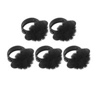 Toddmomy 5pcs Wireless Lapel Microphone Cover Magnetic Design, Lightweight Plush Fabric Windproof Windshield for Lavalier Microphones, for Outdoor Recordings and Mobile Use