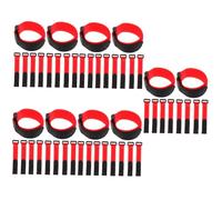 Toddmomy 5sets Noise-free Rooster Collar Anti-crow Collar Adjustable Poultry Neckband Flexible Bands 10pcs*5