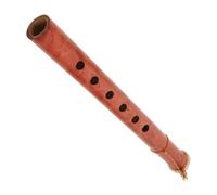Toddmomy 6-hole Bamboo Flute Natural Wood Instrument with Accurate Tuning and Rich Resonance, Authentic Ethnic Style for Cultural Rituals and Outdoor Festivals