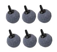 Toddmomy 6 Pack of Aquarium Air Stones Strawbubble Fish Anticlog Air Bubble Diffuser 20x20mm High Dissolved Oxygen