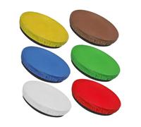Toddmomy 6 pcs Elastic Photography Lamp Covers Round Flashlight Shades Soft Light Diffuser Elastic Flash Lamp Shade for Flash with Colors White Yellow Red Blue Brown Dark Green