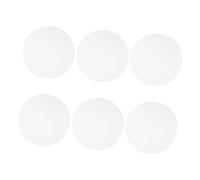 Toddmomy 6 Pcs Pong Balls Table Tennis Balls Celluloid Precision Increased Control White for Beer Pong and Home Use Adults Beginners