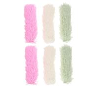 Toddmomy 6-Piece Catnip Plush Toys Set Interactive Chewing and Teething Toys for Kittens Soft Cat Plush Playthings for Indoor Cats