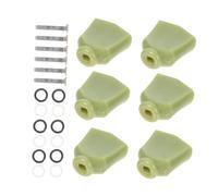 Toddmomy 6 Sets Guitar Accessories Plastic Tuning Caps Handles Green for Strings Keep Guitar Tuned Ensure Accurate Pitch Use