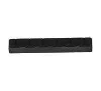 Toddmomy 6 String Ebony Wooden Guitar Nut for Classical Acoustic Guitars Slotted Neck Replacement Part with Natural Grain Robust Design for Enhanced String Support and Playability
