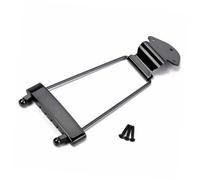 Toddmomy 6 String String Jazz Archtop Guitar Tailpiece Durable Construction Easy Installation with Included Screws for Guitars Elegant Black Finish