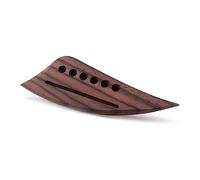 Toddmomy 6 Strings Rosewood Acoustic Guitar Saddle Bridge Replacement Parts Horn Shaped Design Easy Installation for Folk Guitars Durable Structure for Enhanced Sound Quality