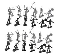 Toddmomy 60pcs Historical Soldier Kit Medieval Soldiers Figures Ancient Roman Army Men Miniatures Intricately Designed Action Figures for Civil Playset and Collection