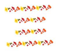 Toddmomy 60pcs Mini Traffic Cones for Road Safety Signs and Barriers Realistic Role Play Educational Traffic Model for S Learning and Cooperative Play