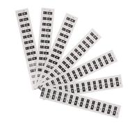 Toddmomy 60pcs Polyphonic Harmonica Note Stickers for 24-hole and 28-hole Harmonicas Numbered Musical Scale Labels Black Self-adhesive Teaching Aid