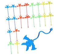 Toddmomy 60pcs Sticky Bats for Halloween Fun Party Favors Interactive Sensory for Encourages Sharing for Trick Treat Bags and Treasure Hunts