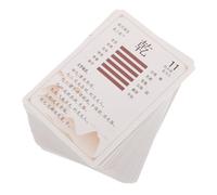 Toddmomy 64pcs I Ching Card Pack for Beginners and Experts with Divination and Meditation Features, Assorted Colour Paper Cards Suitable for Learning and Fortune Telling