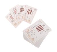 Toddmomy 64pcs I Ching Cards Set for Beginners and Experts, Paper Material Divination Tools with Instruction Book for Meditation and Fortune Telling, Assorted Colour Deck for Personal