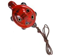 Toddmomy 6hole Ocarina Instrument for Beginner Musical Toy Turtle Shape Design Boys and Girls Practice Ocarina