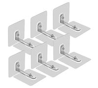 Toddmomy 6Pcs Adhesive Tip Furniture Anchors for Safety Easy Installation No Drill Required Prevent Falling Furniture for Cabinets Bookcases and Dressers