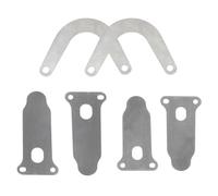 Toddmomy 6pcs Air Compressor Valve Plate Kit Silent -Free U-Shaped and Tongue-Shaped Cast Iron Plates Compressor Accessories for Air Tool Repair