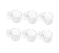 Toddmomy 6pcs Aquarium Flower Pots Floating Planter Plant Holder for Fish Tank Suction Cup