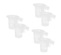 Toddmomy 6pcs Aquarium Plant Holder Hanging Planter Cup for Aquatic Plants for Fish Tank Decoration and Healthy Growth Ventilated Design for Optimal Root Development