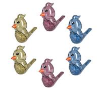 Toddmomy 6pcs Bird Call Whistles for Boy Girl Water Musical Toys Interactive Outdoor Fun for Parties and Gifting Engaging Bird Noise Maker for Boy Girl