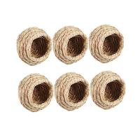 Toddmomy 6pcs Bird Nest Supplies for Outdoor Birdhouses Bird Breeding Nest Box Parakeet Home