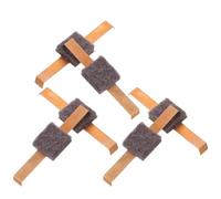 Toddmomy 6pcs Cassette Pad Replacement Felt - Durable Cassette Tape Pressure Pad - Wool Stabilizing Felt for Vintage Tape Repair & Enhancement