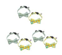 Toddmomy 6pcs Cat Collar Bell Cute Fruit Design Avocado Lemon Comfortable Neckchain for Pets for Parties and Special Occasions