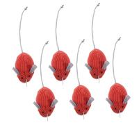 Toddmomy 6pcs Catnip Toy Mouse Interactive Mice for Indoor Cats Engaging Cat Toys for Chewing Scratching Exercise Fun to Keep Kittens Active