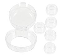 Toddmomy 6pcs Childproof Stove Knob Covers for Button Protection Multi-Functional Plastic Safety Locks, Suitable for Induction Cooker and Computer Buttons, Simple and Convenient Design